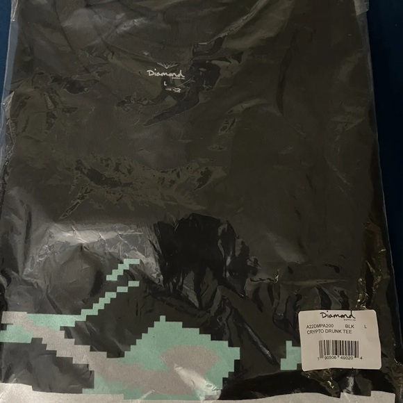 Extremely Rare Diamond supply co Members Only Limited Tiffany Nike Crypto Tee - Picture 3 of 4